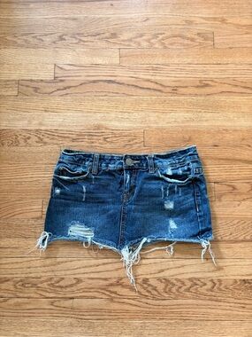 Vintage Aeropostale Blue Denim Jeans Waistband Detail